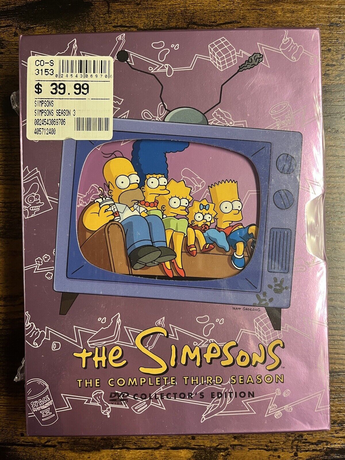 Simpsons the complete third season DVD